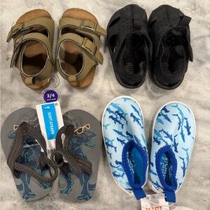 Toddler size 4 summer shoes bundle